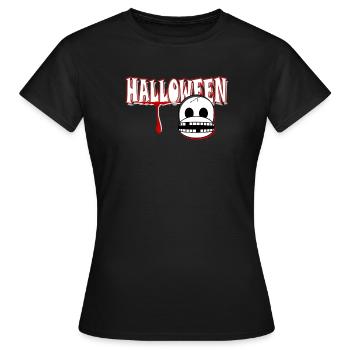 HALLOWEEN - Frauen T-Shirt - Schwarz - Vorne - AI Model Female 172 dark (172cm)