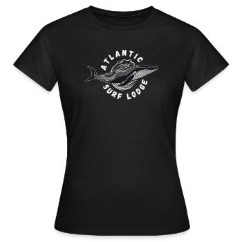 Atlantic Surf Lodge - Women's T-Shirt - black - Front - AI Model Female 172 dark (172cm)