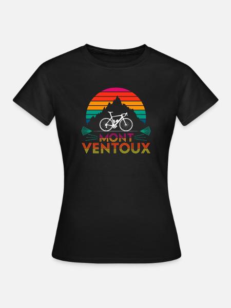 Mont Ventoux Fahrradtour - Frauen T-Shirt - Schwarz