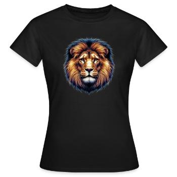 Lion - Women's T-Shirt - black - Front - AI Model Female 172 dark (172cm)