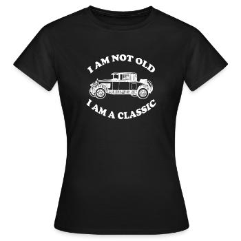 CLASSIC - Women's T-Shirt - black - Front - AI Model Female 172 dark (172cm)