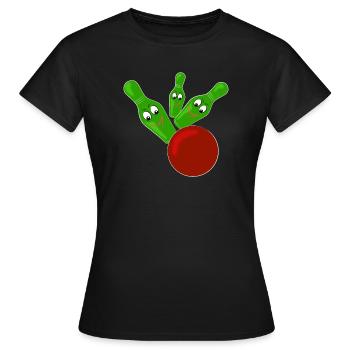 Skittles - T-shirt Femme - noir - Devant - AI Model Female 172 dark (172cm)