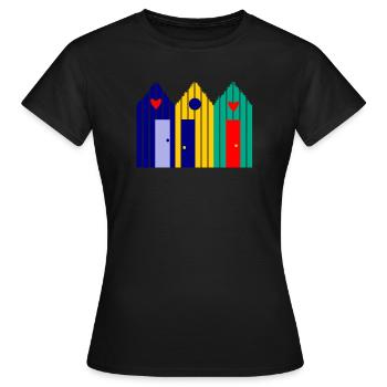 anniversaire. anniversaire décennie. humour. drôle - T-shirt Femme - noir - Devant - AI Model Female 172 dark (172cm)