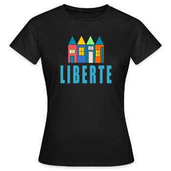 anniversaire. anniversaire décennie. humour. drôle - T-shirt Femme - noir - Devant - AI Model Female 172 dark (172cm)
