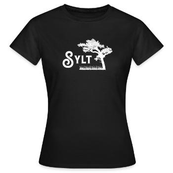 Sylt - T-shirt Femme - noir - Devant - AI Model Female 172 dark (172cm)