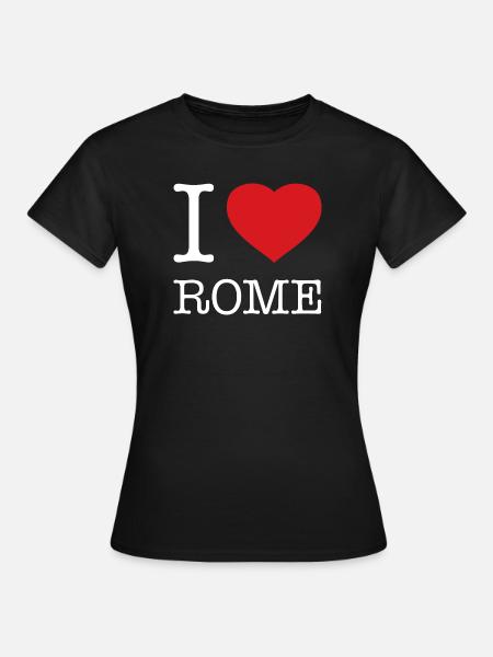 I LOVE ROME - Women's T-Shirt - black