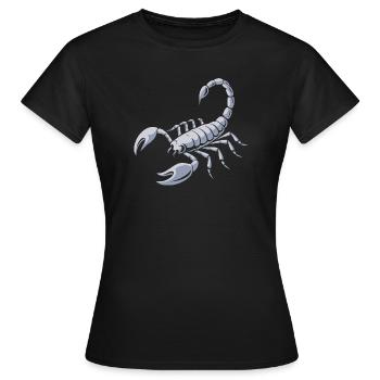 Fierce Scorpion - Women's T-Shirt - black - Front - AI Model Female 172 dark (172cm)