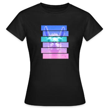 Alpaga - T-shirt Femme - noir - Devant - AI Model Female 172 dark (172cm)