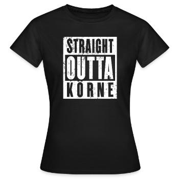 Körne, Ruhrgebiet, Ruhrpott, Dortmund Körne - Frauen T-Shirt - Schwarz - Vorne - AI Model Female 172 dark (172cm)