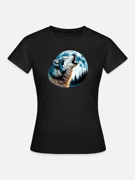 Lupo - T-shirt dam - svart