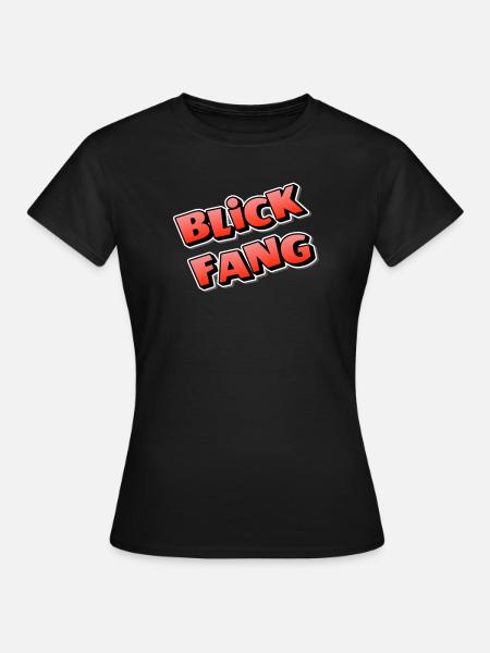 BLICK FANG - Frauen T-Shirt - Schwarz