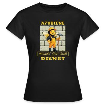 Trainee craftswoman - Women's T-Shirt - black - Front - AI Model Female 172 dark (172cm)