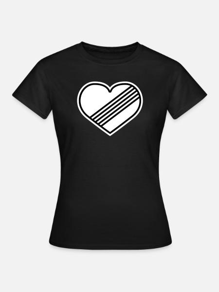 Full throttle heart against speed limit - Women's T-Shirt - black