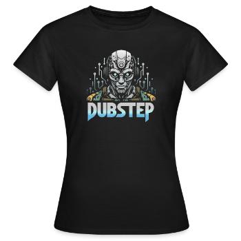 Dubstep Cyborg - Frauen T-Shirt - Schwarz - Vorne - AI Model Female 172 dark (172cm)
