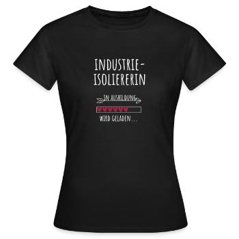 Industrie Isoliererin Ausbildung Beruf Geschenk - Frauen T-Shirt - Schwarz - Vorne - AI Model Female 172 dark (172cm)