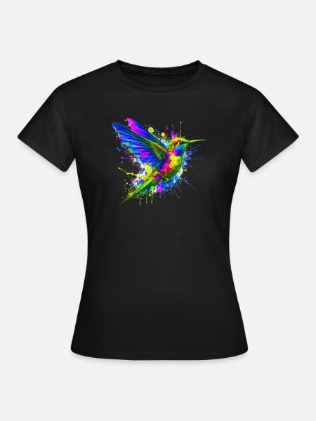 Kolibri - Frauen T-Shirt - Schwarz