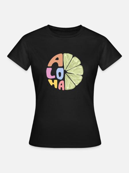 Aloha - Frauen T-Shirt - Schwarz