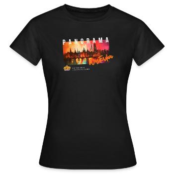 Panorama Amsterdam Palette - T-shirt Femme - noir - Devant - AI Model Female 172 dark (172cm)