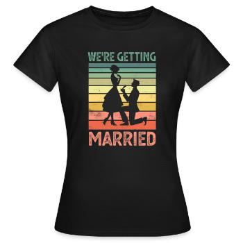Mariage Mariage - T-shirt Femme - noir - Devant - AI Model Female 172 dark (172cm)
