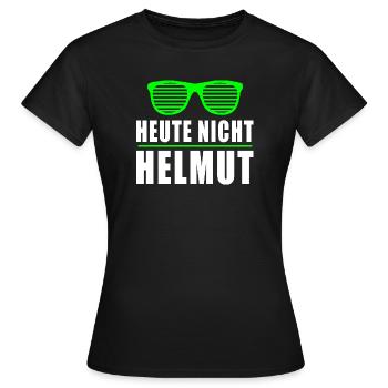 Helmut Sonnenbrille Mallorca - Frauen T-Shirt - Schwarz - Vorne - AI Model Female 172 dark (172cm)