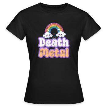 Death Metal - Frauen T-Shirt - Schwarz - Vorne - AI Model Female 172 dark (172cm)