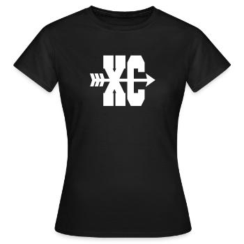 CROSS-COUNTRY XC - T-shirt Femme - noir - Devant - AI Model Female 172 dark (172cm)