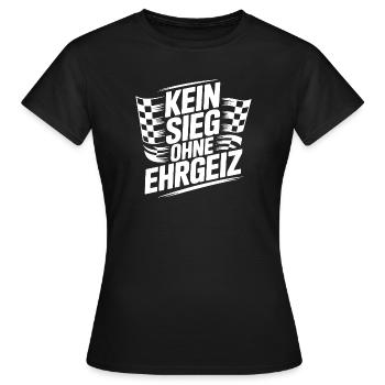 No victory without ambition - Women's T-Shirt - black - Front - AI Model Female 172 dark (172cm)