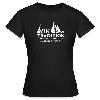 Segel Fest - Frauen T-Shirt - Schwarz - Vorne - AI Model Female 172 dark (172cm)