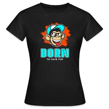 source - T-shirt Femme - noir - Devant - AI Model Female 172 dark (172cm)