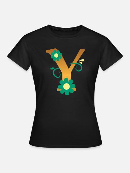 Y - Frauen T-Shirt - Schwarz