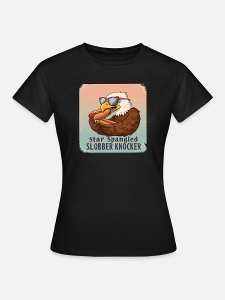 Star Spangled Slobber Knocker - Frauen T-Shirt - Schwarz