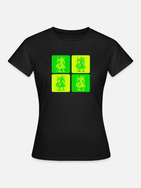 Ritter der Gerechtigkeit - Frauen T-Shirt - Schwarz