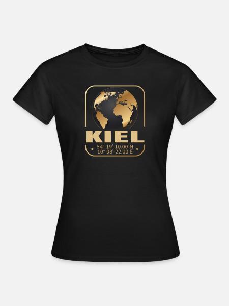 Kiel - Frauen T-Shirt - Schwarz