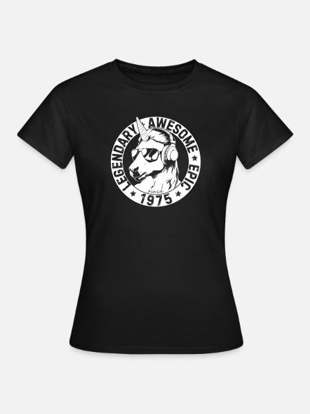 Legendary, Awesome, Epic since 1975 - Women's T-Shirt - black
