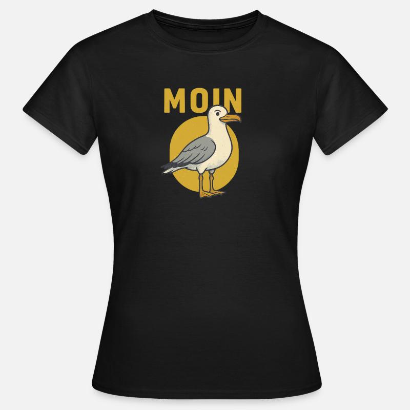 Moin Seagull - Women's T-Shirt - black