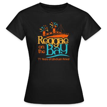 Reggae on the Bay Tee - Women's T-Shirt - black - Front - AI Model Female 172 dark (172cm)