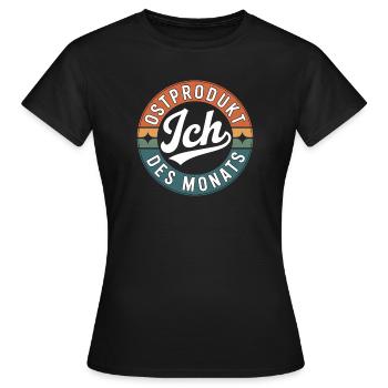 Ostalgie GDR Allemagne de l’Est Allemagne de l’Est Idée cadeau - T-shirt Femme - noir - Devant - AI Model Female 172 dark (172cm)