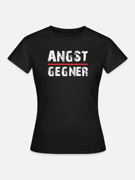 Gamer Angstgegner Furchtlos Kampfgeist - Frauen T-Shirt - Schwarz
