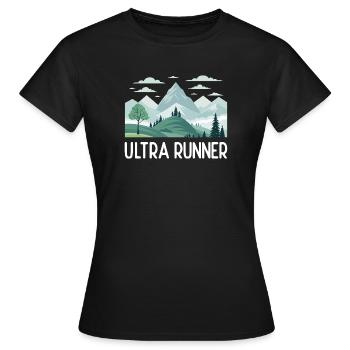 Ultra coureur - T-shirt Femme - noir - Devant - AI Model Female 172 dark (172cm)