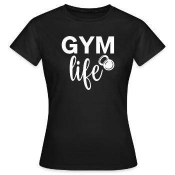 salle de sport comme la conception de motivation de fitness - T-shirt Femme - noir - Devant - AI Model Female 172 dark (172cm)