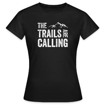 Die Spuren rufen - Frauen T-Shirt - Schwarz - Vorne - AI Model Female 172 dark (172cm)