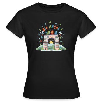 Die Arche der Freude - Frauen T-Shirt - Schwarz - Vorne - AI Model Female 172 dark (172cm)