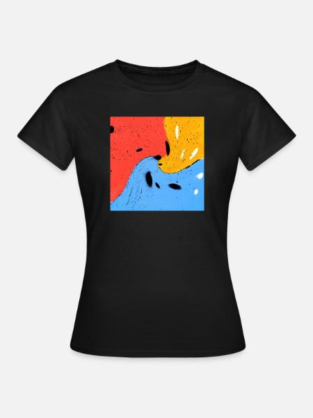 Crazy colors - Women's T-Shirt - black