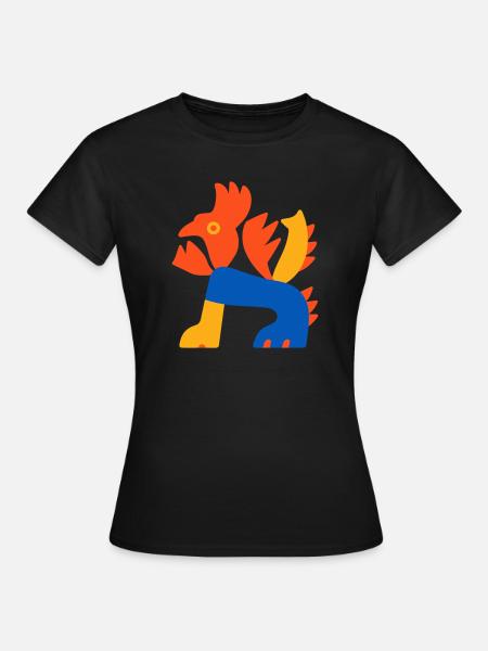 Dragon of the Son - Frauen T-Shirt - Schwarz