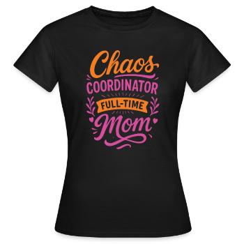 Working Mom - The Life of a Mother - Women's T-Shirt - black - Front - AI Model Female 172 dark (172cm)