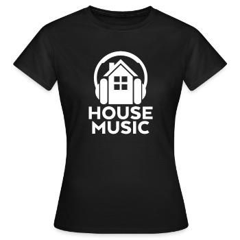 House - Frauen T-Shirt - Schwarz - Vorne - AI Model Female 172 dark (172cm)