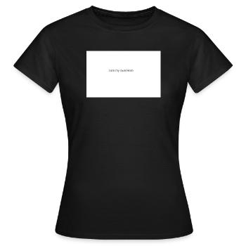 Kraft - Frauen T-Shirt - Schwarz - Vorne - AI Model Female 172 dark (172cm)