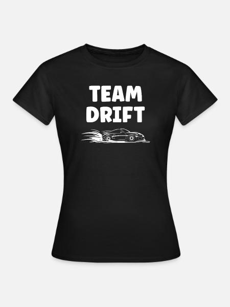 Energisches Drift-Car-Design - Frauen T-Shirt - Schwarz