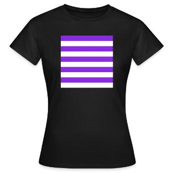 The Stripes - Women's T-Shirt - black - Front - AI Model Female 172 dark (172cm)