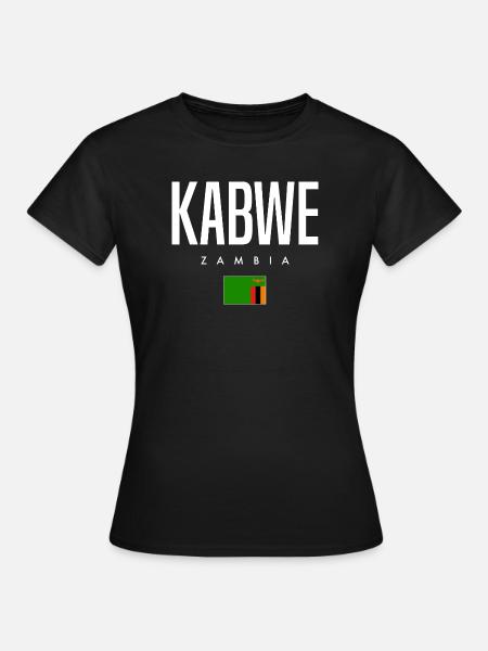 Kabwe Sambia - Frauen T-Shirt - Schwarz